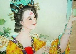 杨贵妃画像 真实照片,千年美艳传奇的视觉再现